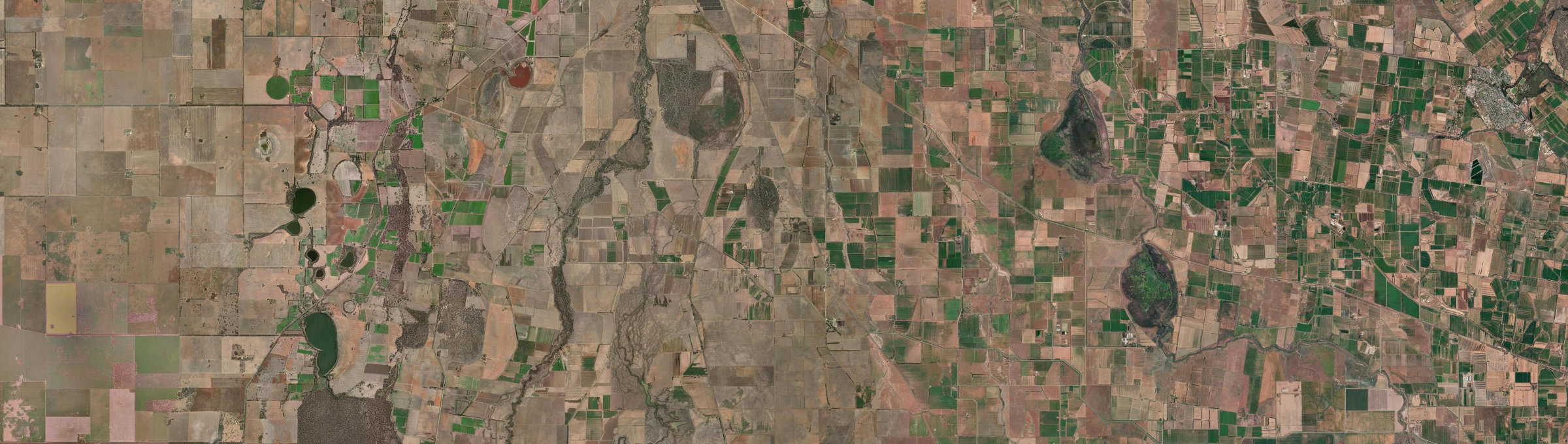 Aerial view of Tragowel, VIC
