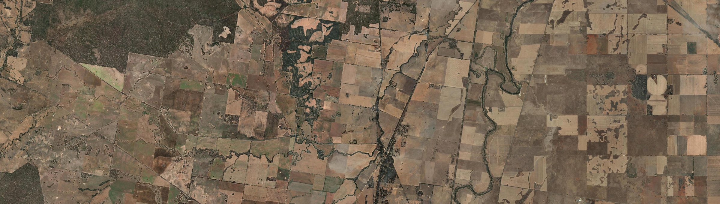 Aerial view of Arnold (Vic.), VIC