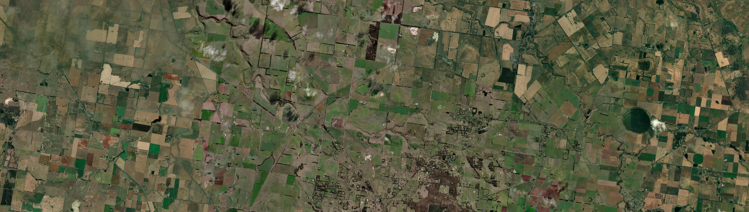 Aerial view of Creswick North, VIC