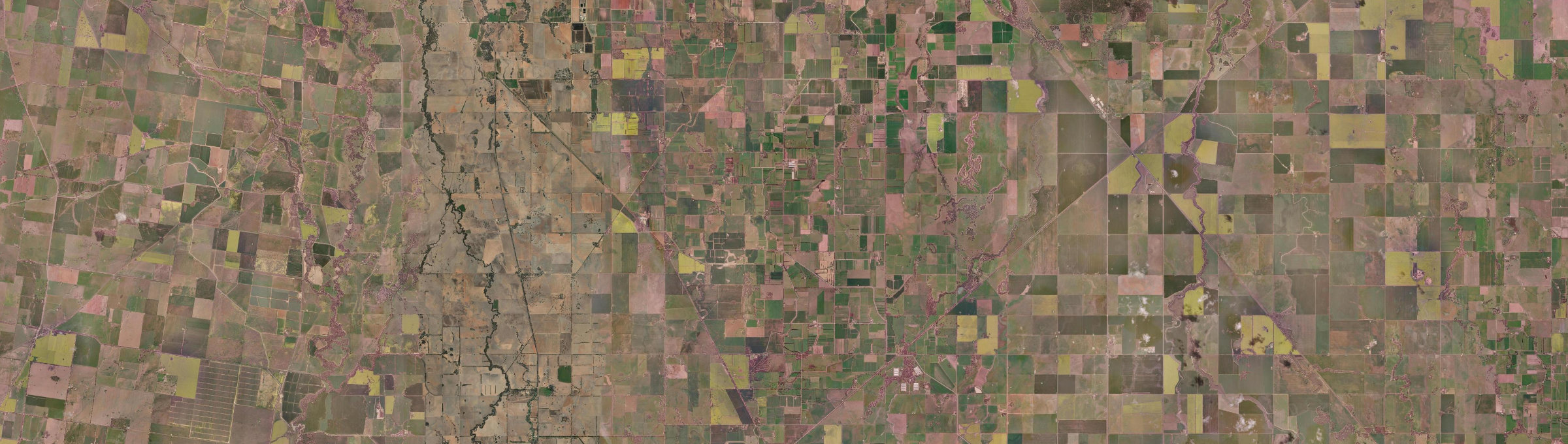 Aerial view of Calivil, VIC