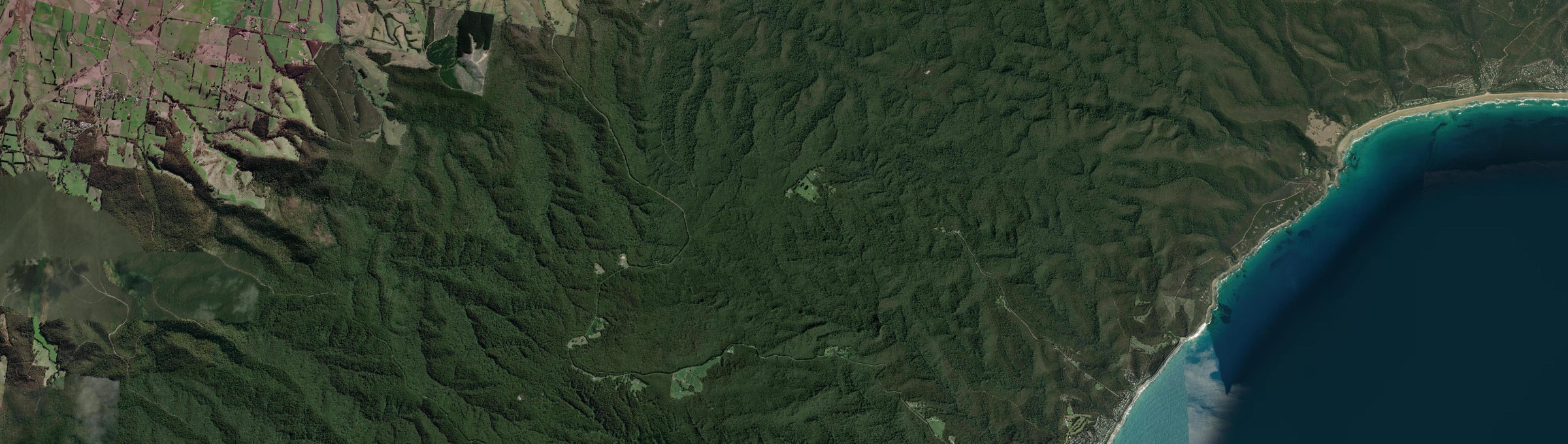 Aerial view of Benwerrin, VIC