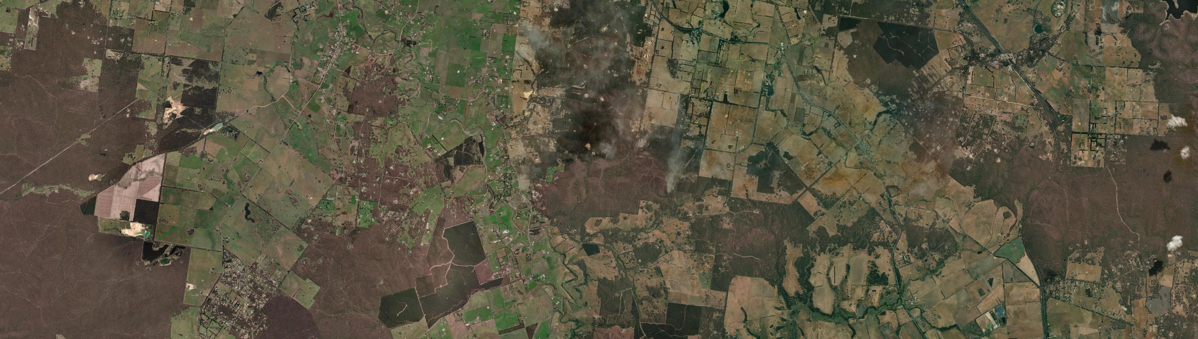 Aerial view of Durham Lead, VIC