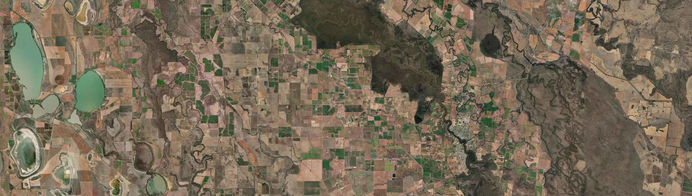 Aerial view of Myall (Gannawarra - Vic.), VIC