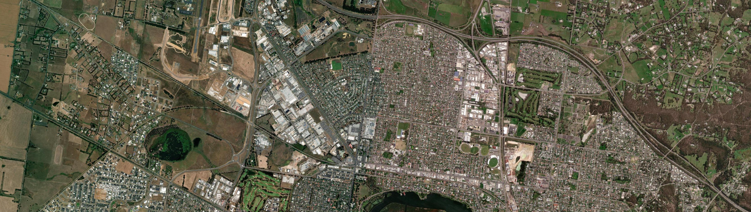 Aerial view of Wendouree, VIC