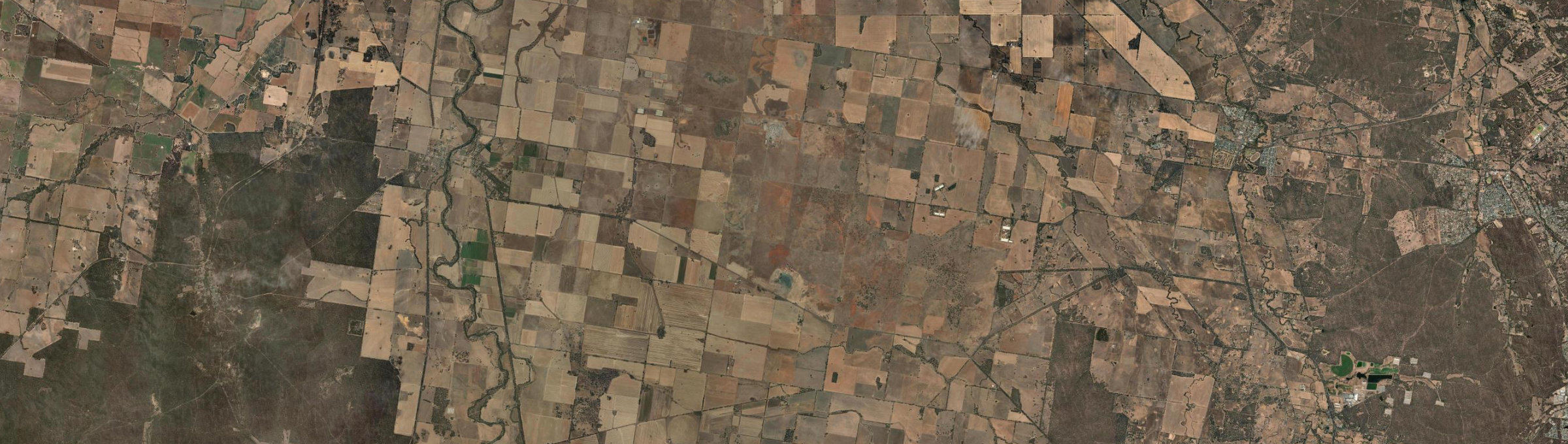 Aerial view of Woodstock On Loddon, VIC