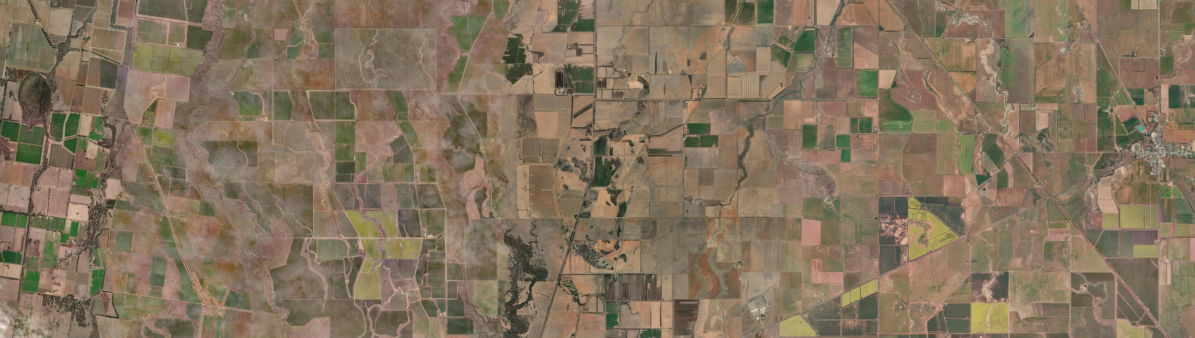 Aerial view of Gladfield (Vic.), VIC