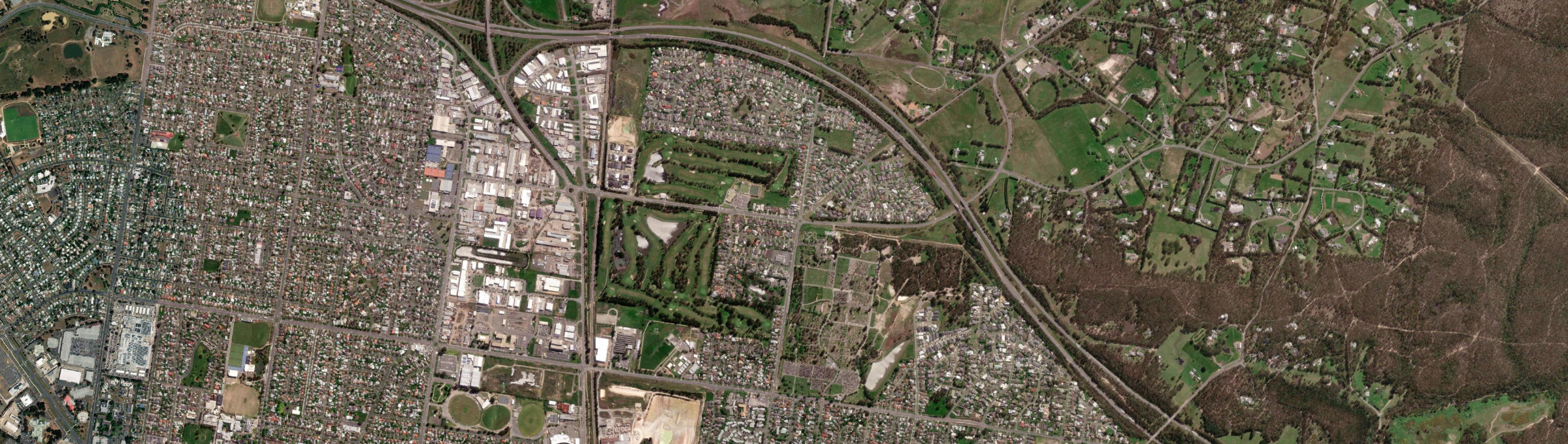 Aerial view of Invermay Park, VIC