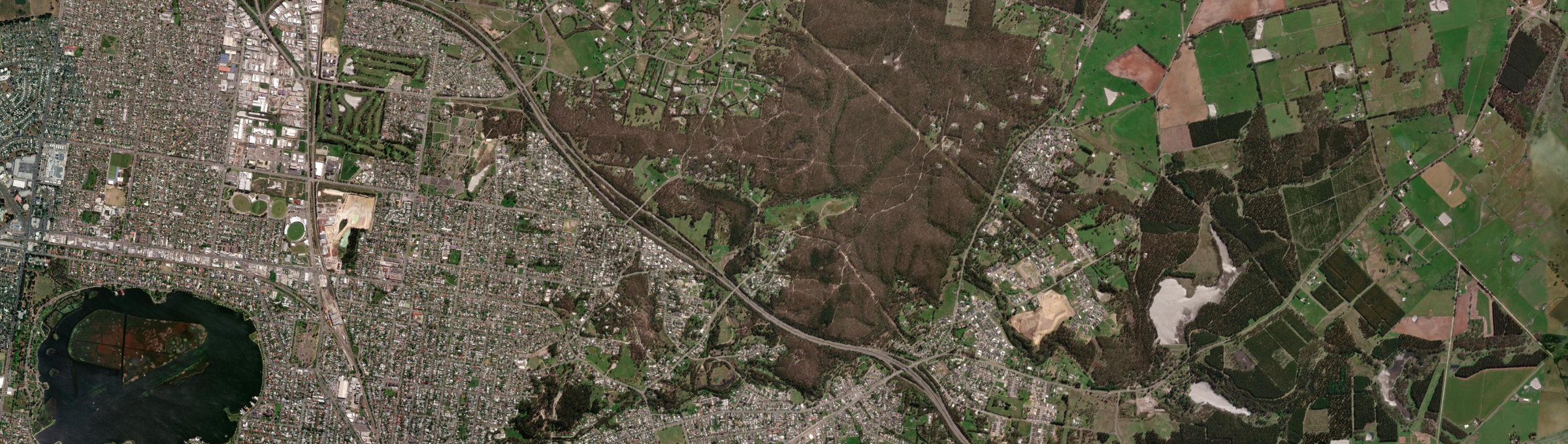 Aerial view of Nerrina, VIC