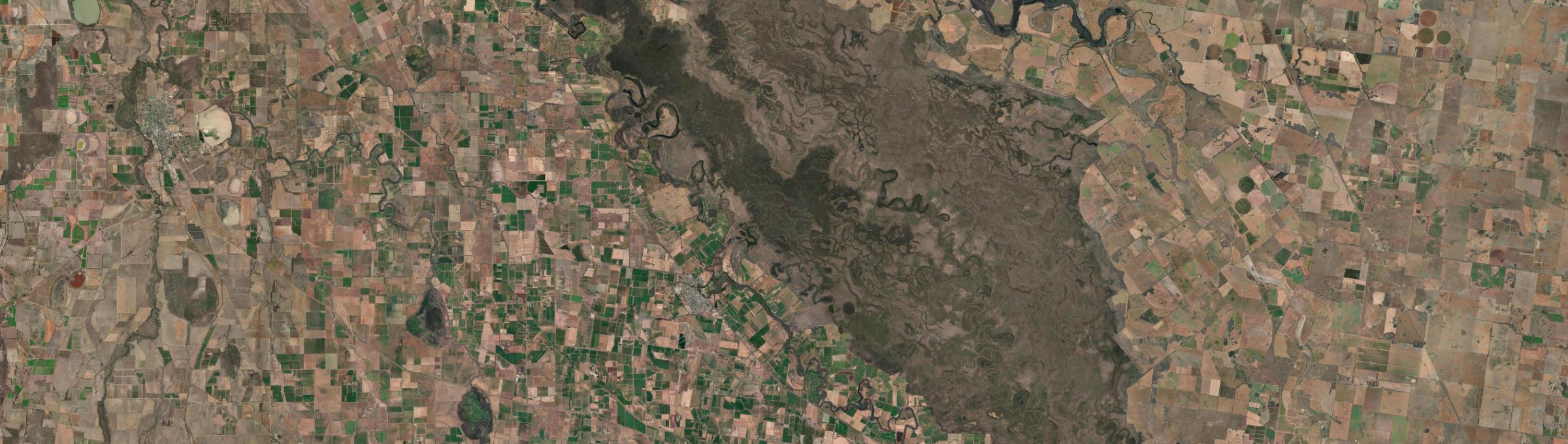 Aerial view of Cohuna, VIC