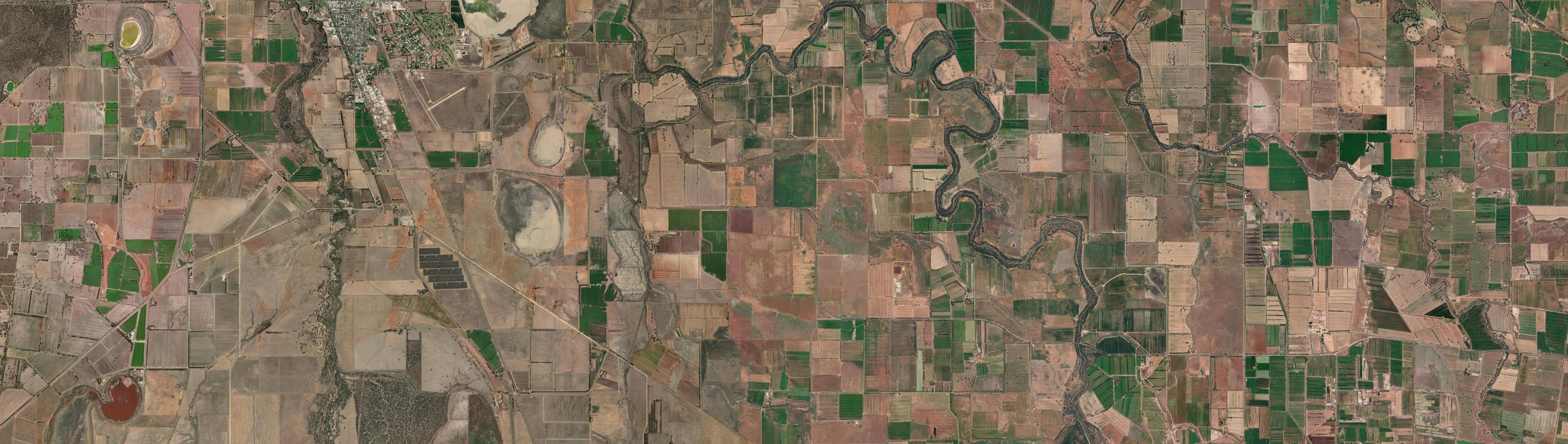 Aerial view of Kerang East, VIC