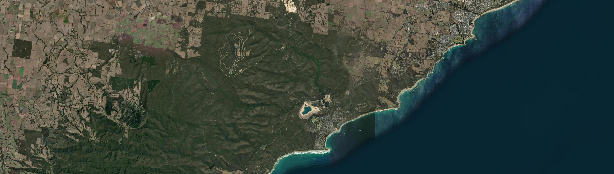 Aerial view of Anglesea, VIC