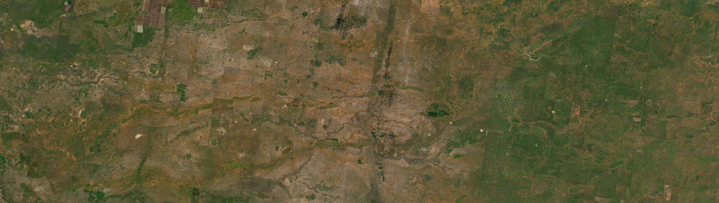 Aerial view of Booroorban, NSW