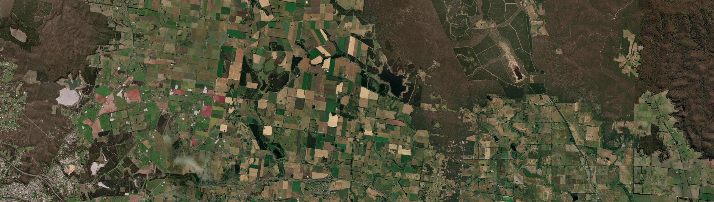 Aerial view of Springbank, VIC