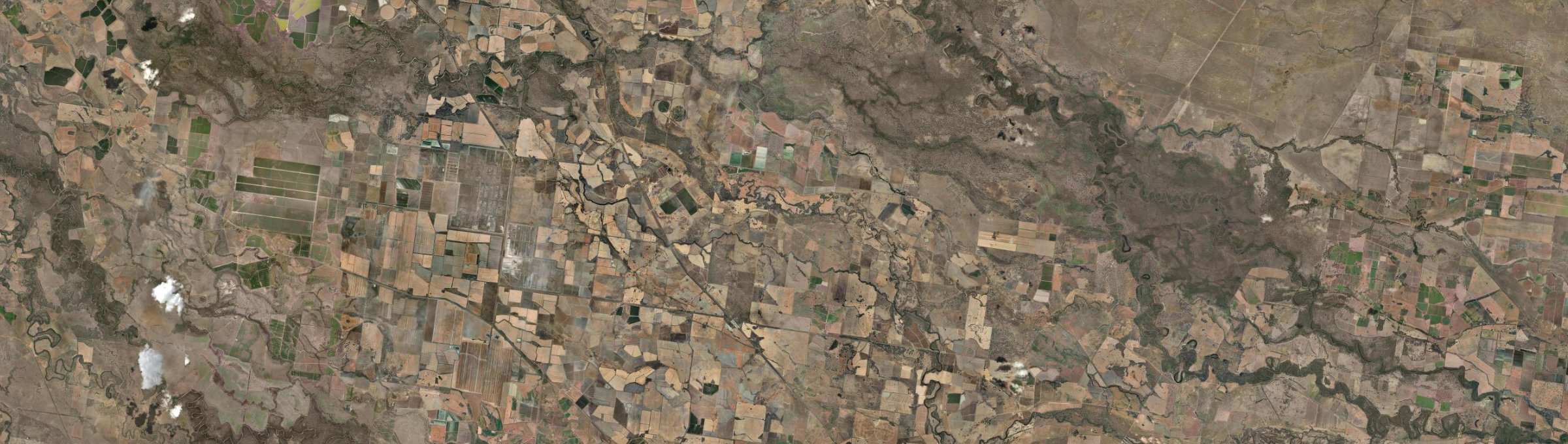 Aerial view of Burraboi, NSW