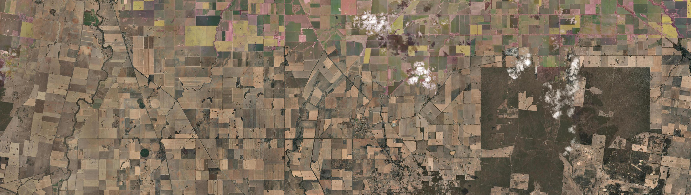 Aerial view of Raywood, VIC