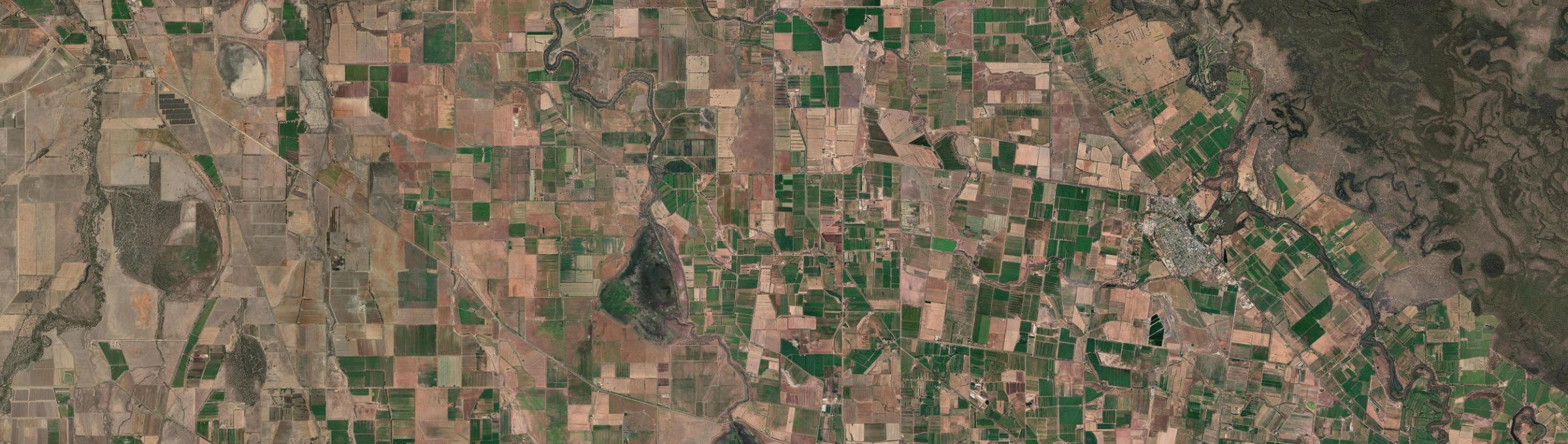 Aerial view of Mead, VIC