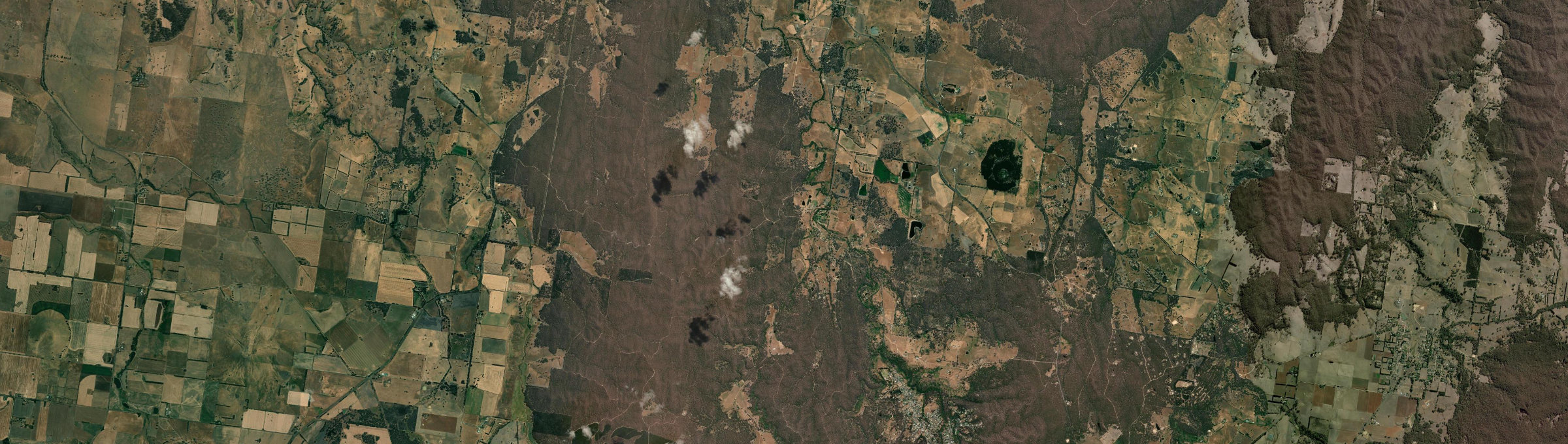 Aerial view of Shepherds Flat, VIC
