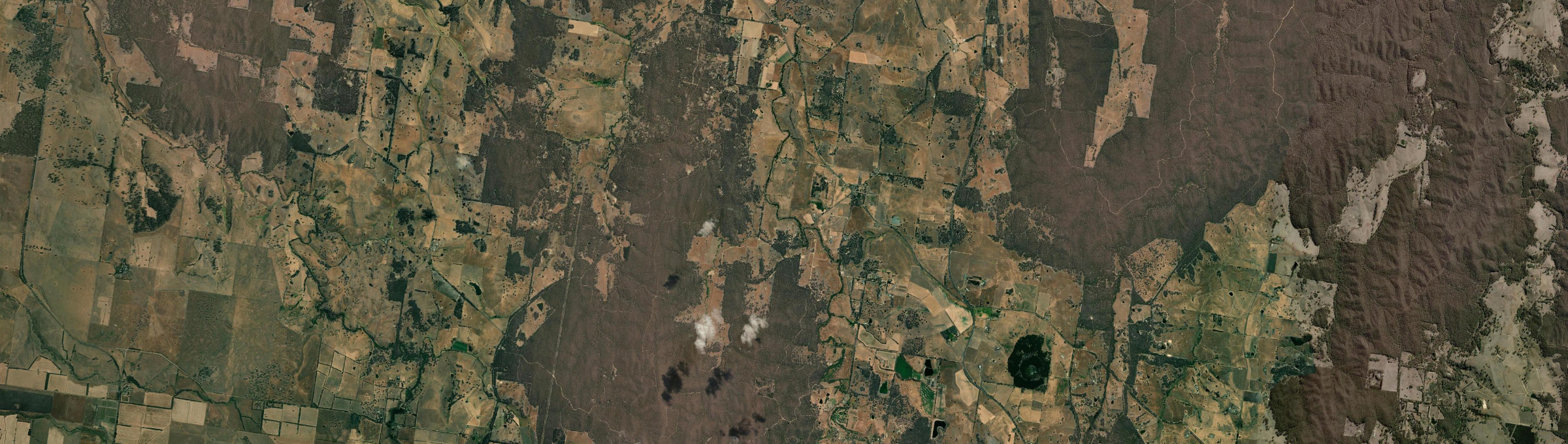 Aerial view of Franklinford, VIC