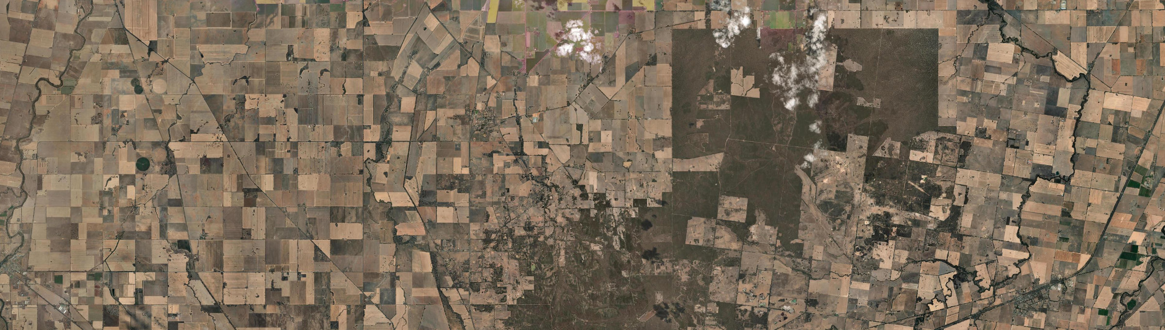 Aerial view of Neilborough, VIC