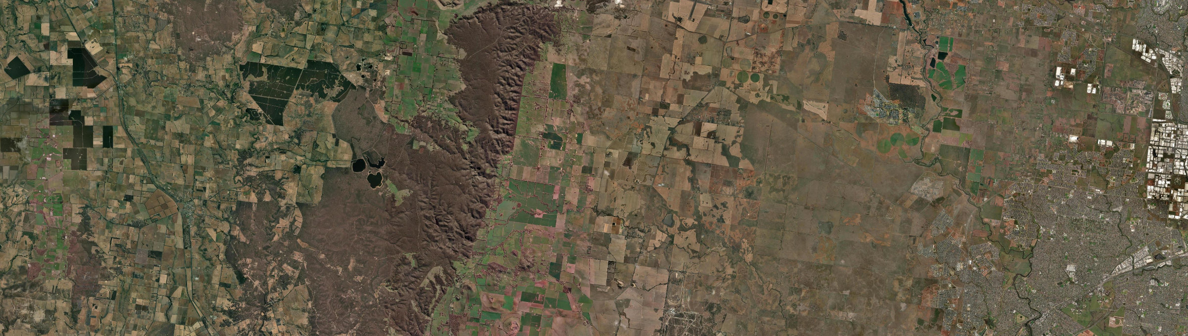 Aerial view of Balliang, VIC