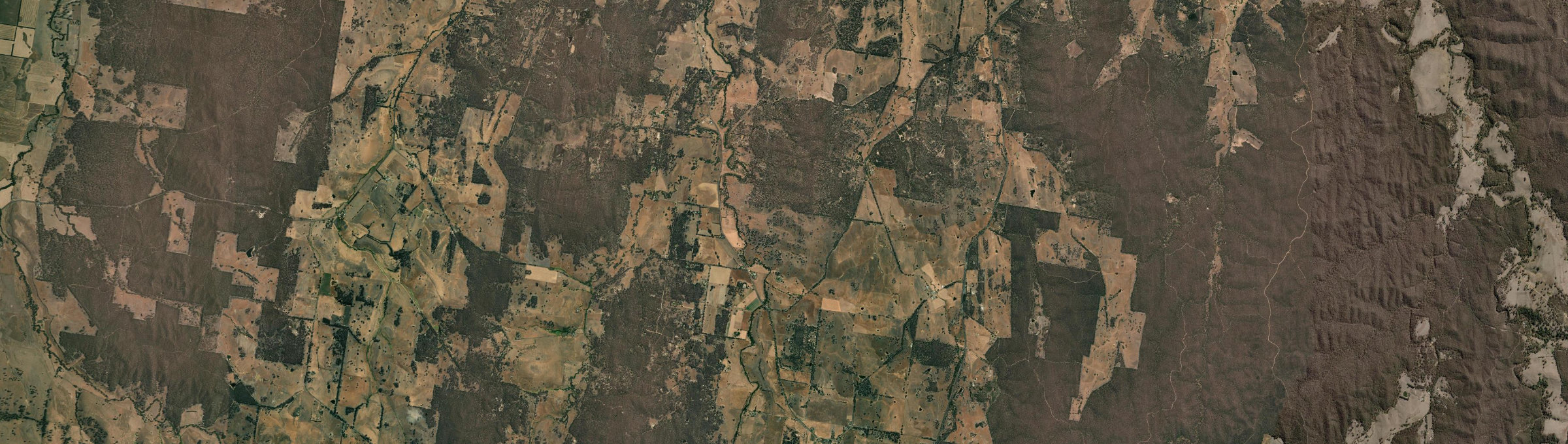 Aerial view of Yandoit, VIC