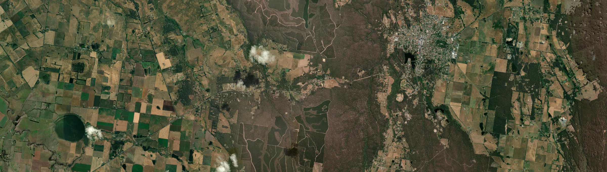 Aerial view of Eganstown, VIC