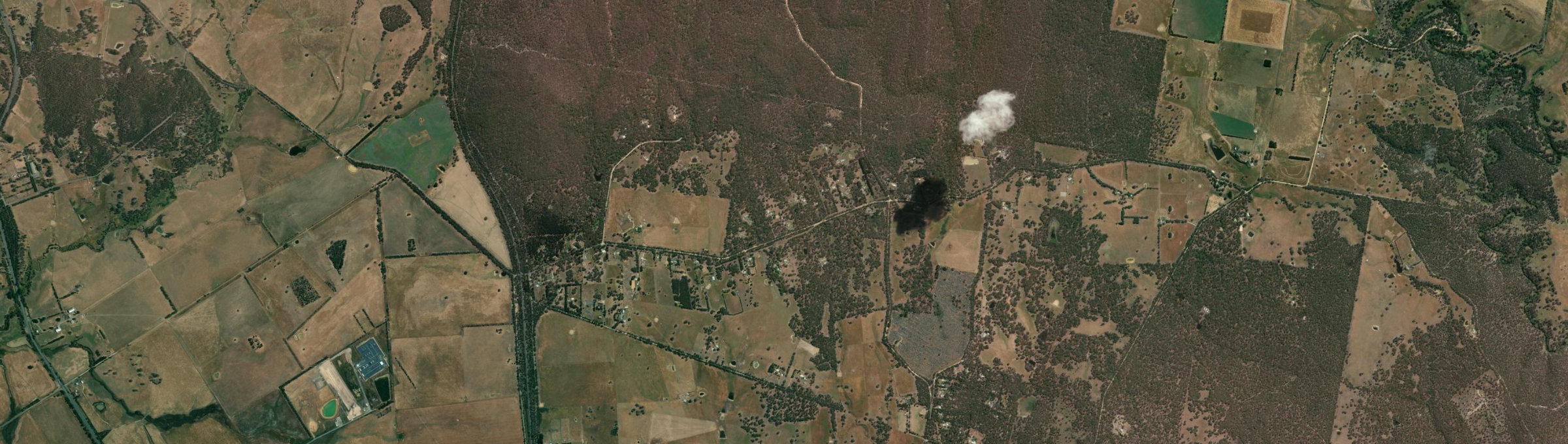 Aerial view of Mount Doran, VIC