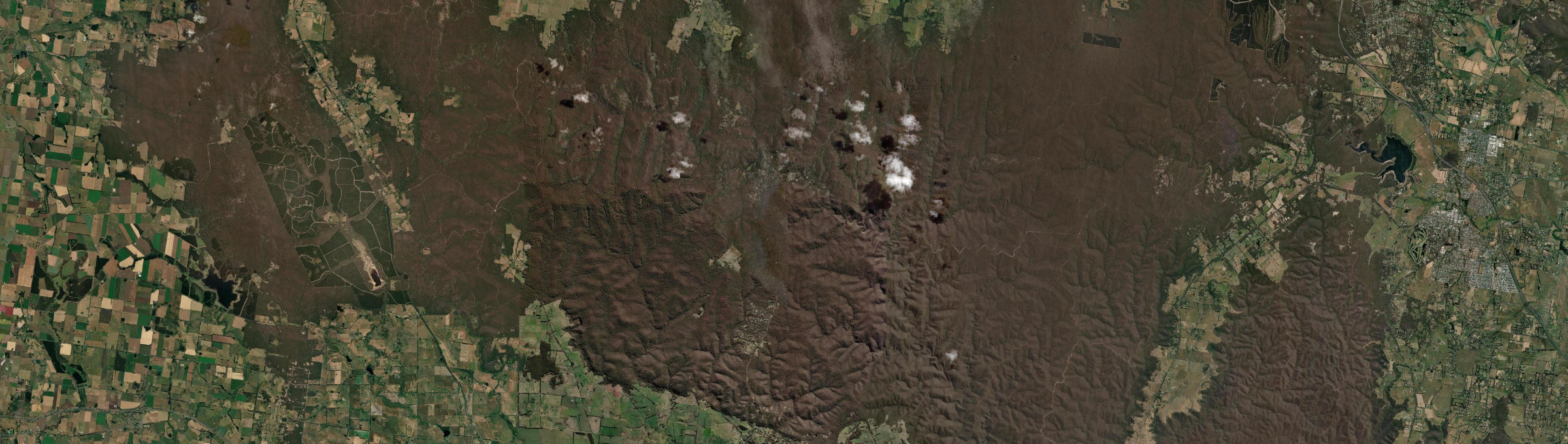 Aerial view of Blackwood (Vic.), VIC