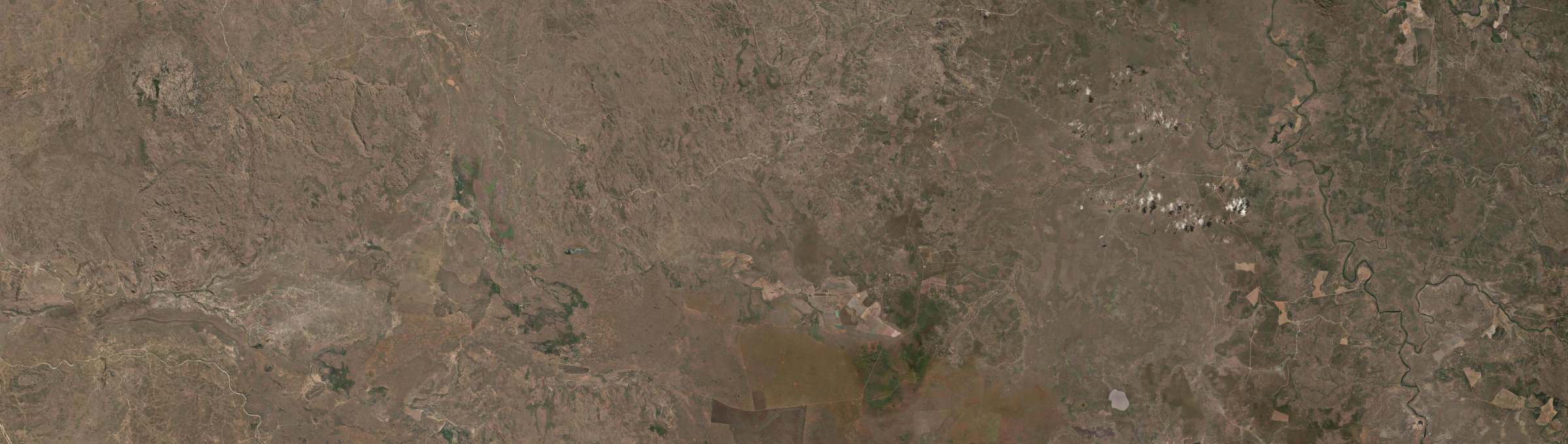 Aerial view of Forty Mile, QLD