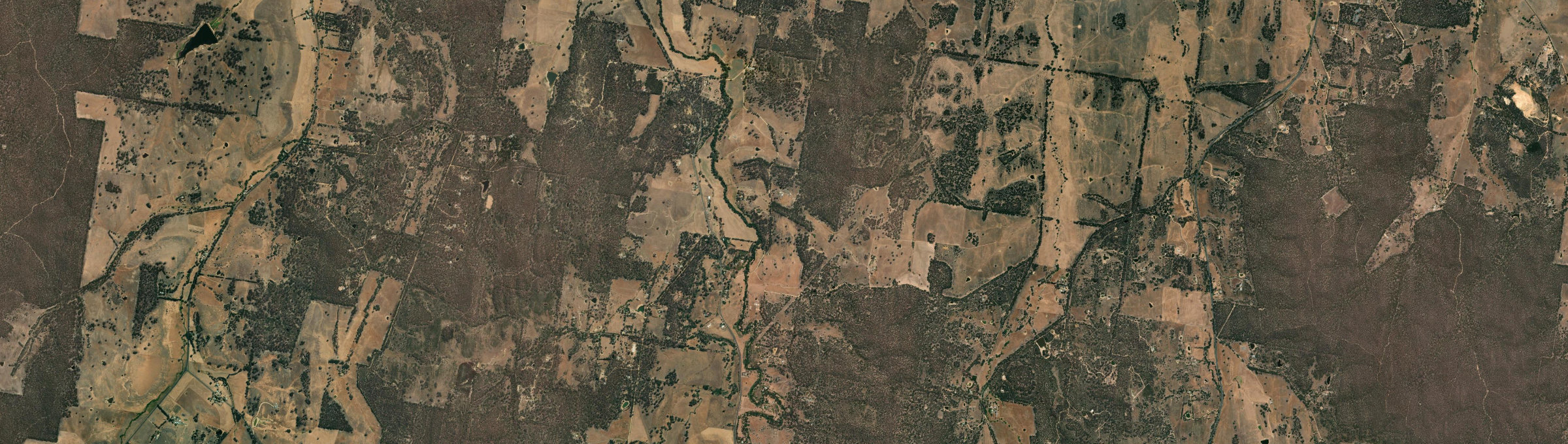 Aerial view of Clydesdale (Vic.), VIC