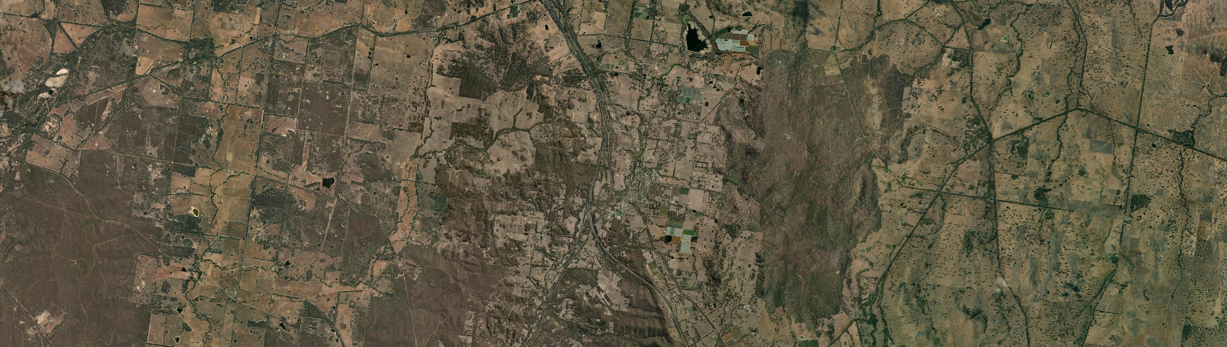 Aerial view of Harcourt, VIC