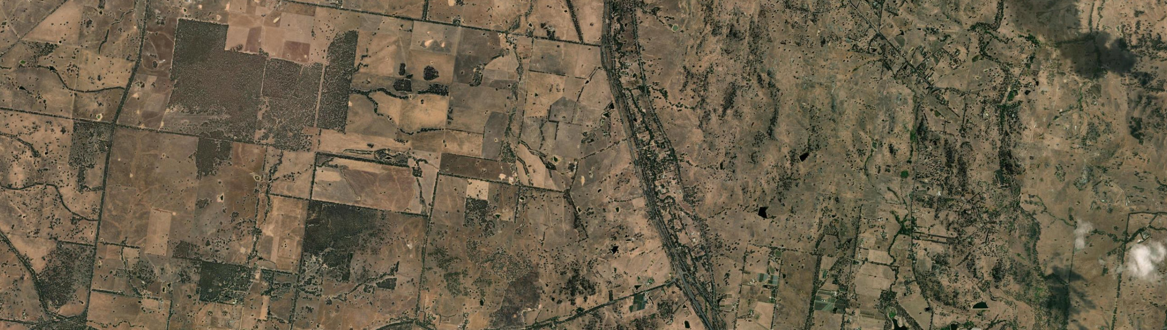 Aerial view of Ravenswood South, VIC