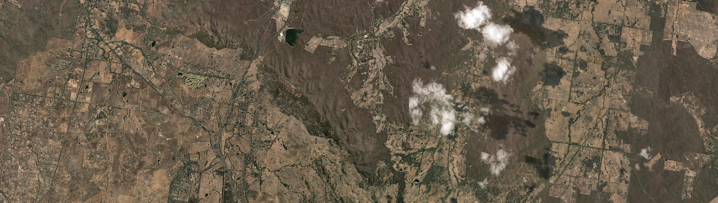 Aerial view of Mandurang South, VIC