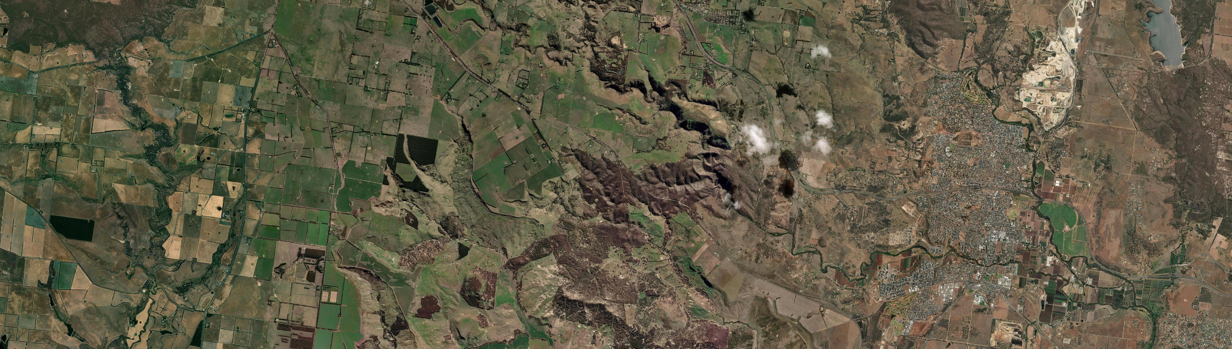 Aerial view of Ingliston, VIC