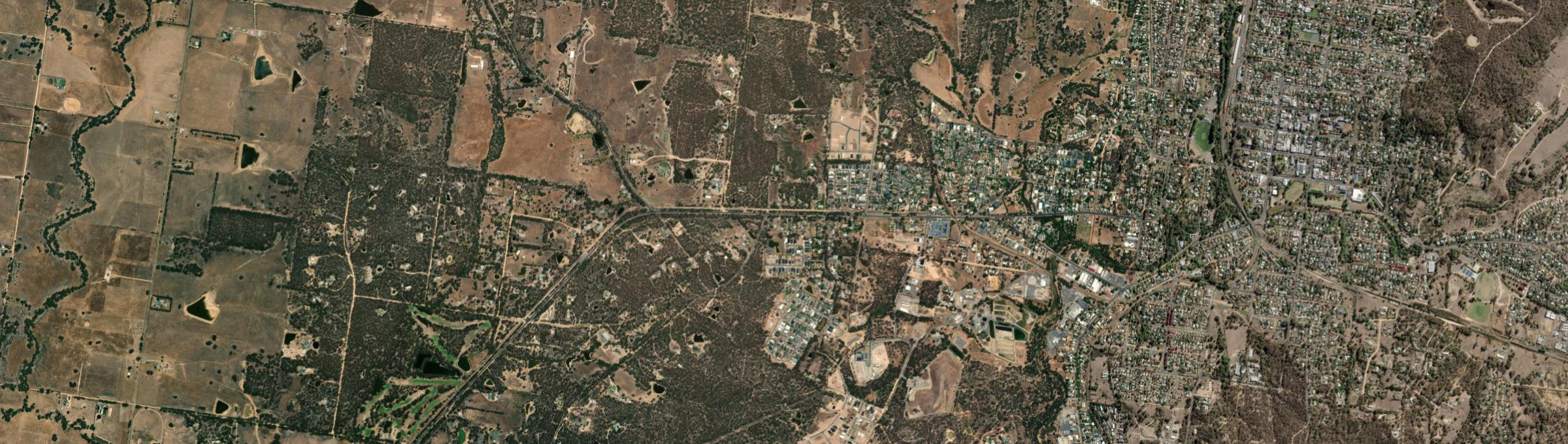 Aerial view of McKenzie Hill, VIC