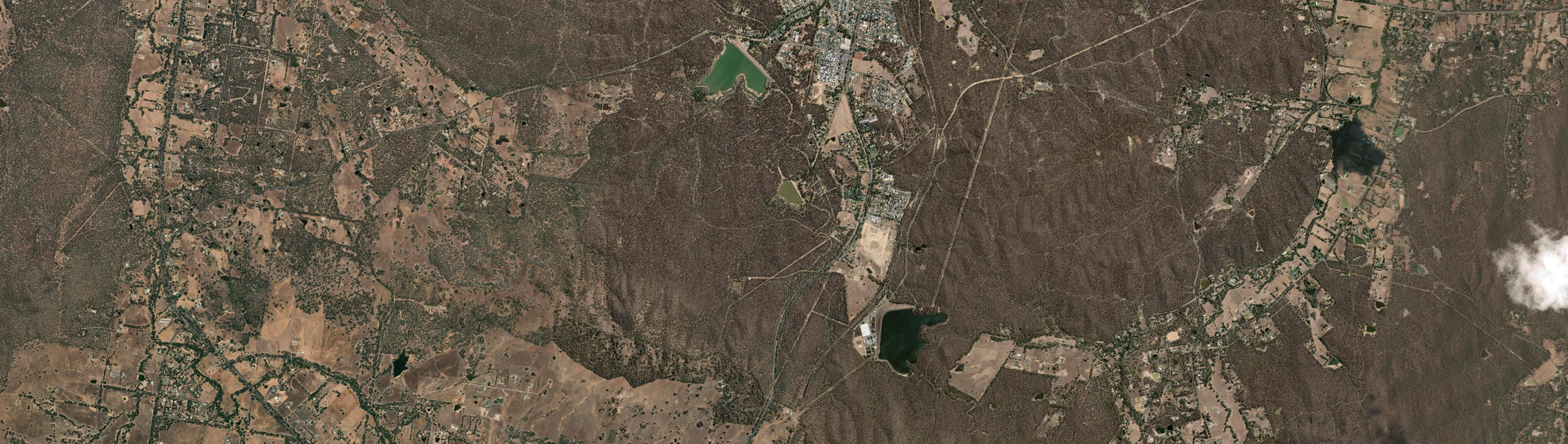 Aerial view of Big Hill (Greater Bendigo - Vic.), VIC