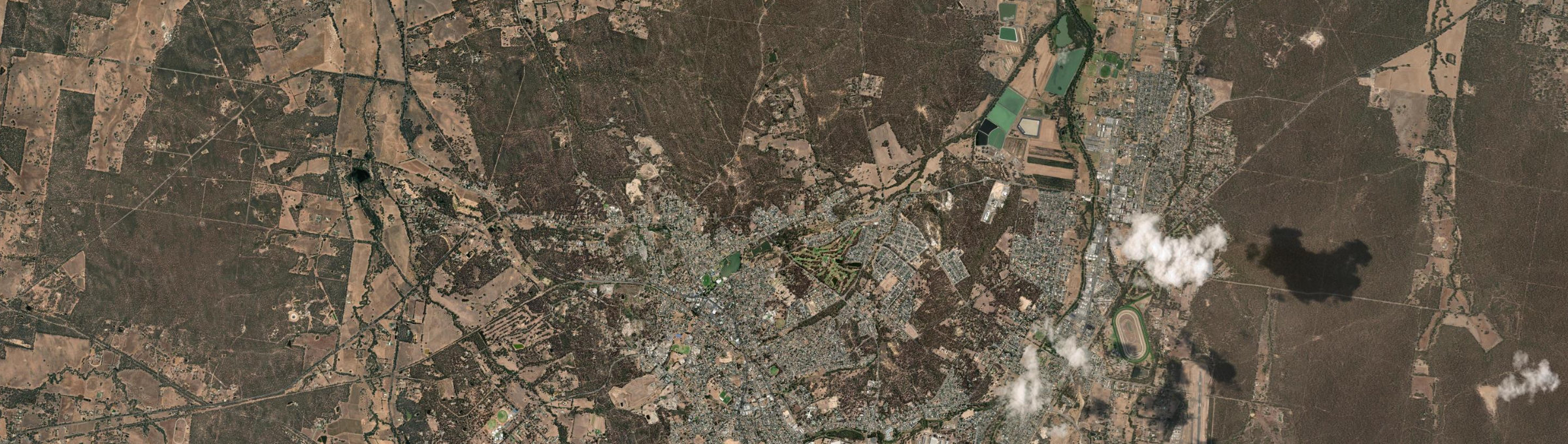 Aerial view of Eaglehawk, VIC