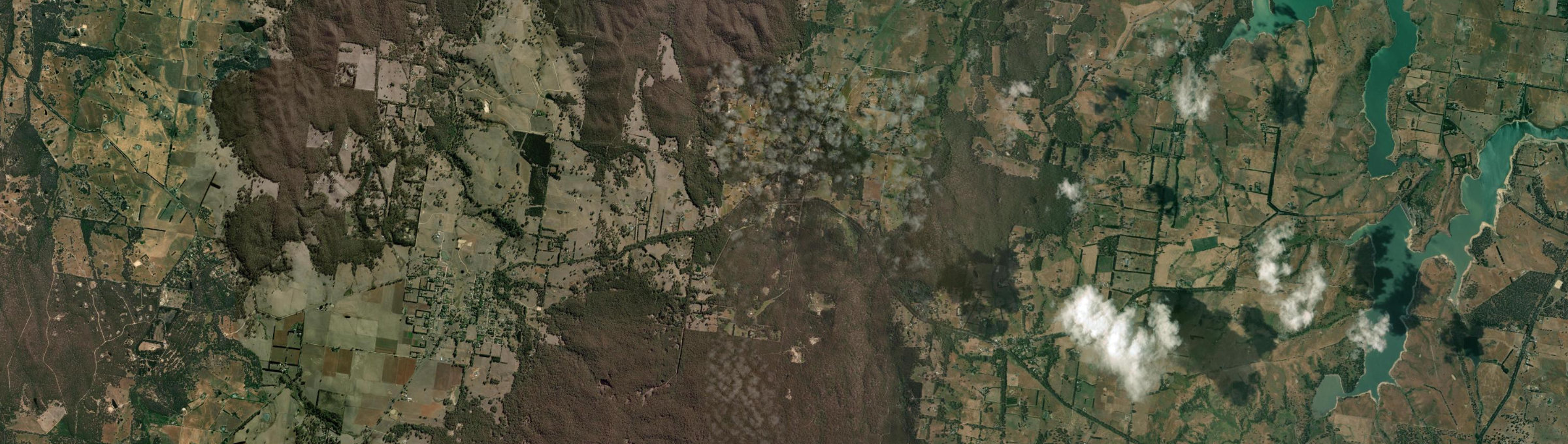 Aerial view of Denver, VIC