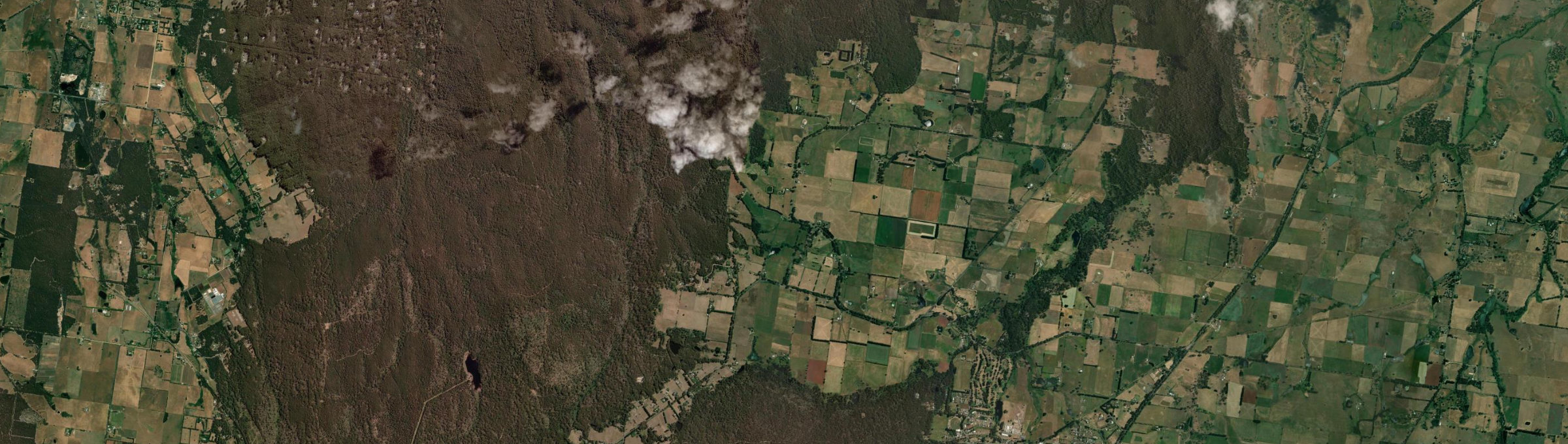 Aerial view of Little Hampton, VIC