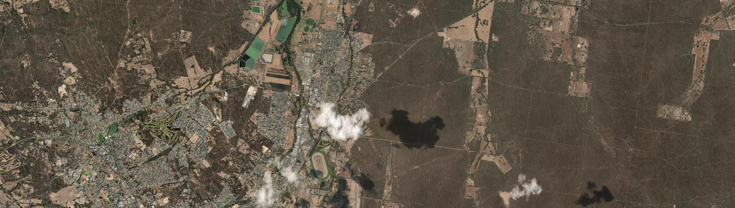 Aerial view of Ascot (Greater Bendigo - Vic.), VIC