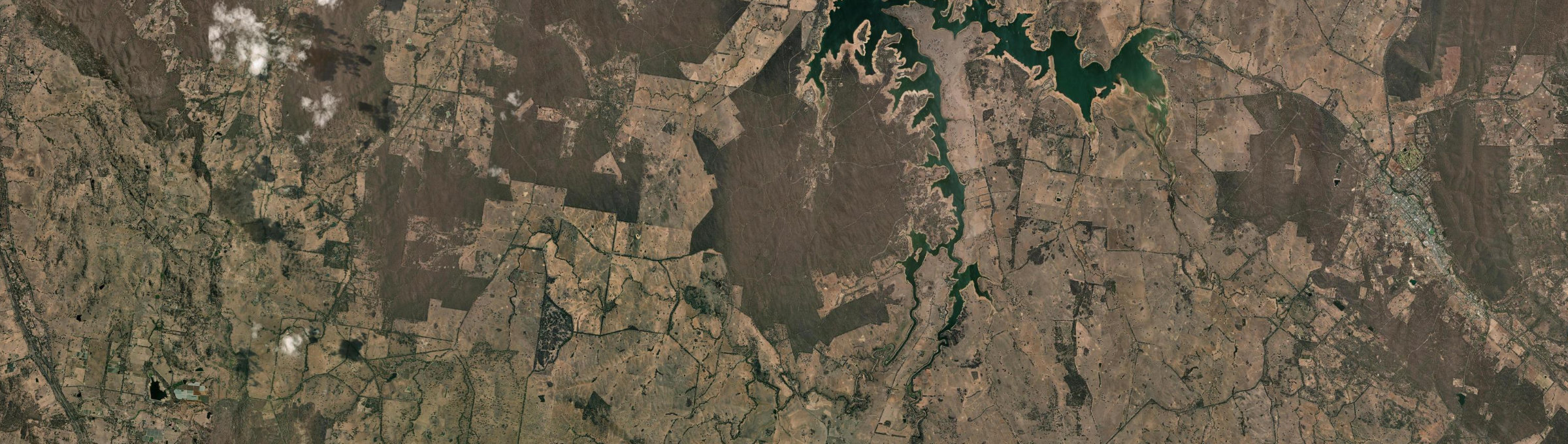 Aerial view of Kimbolton (Vic.), VIC