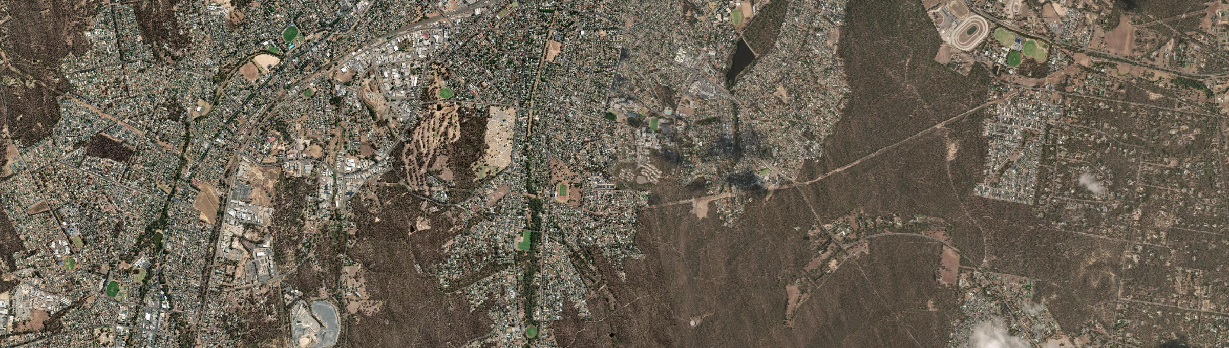 Aerial view of Flora Hill, VIC
