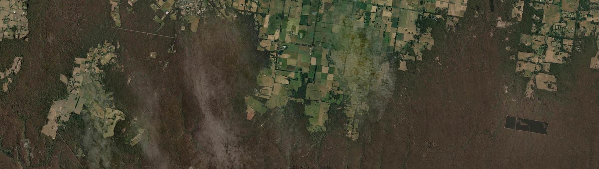 Aerial view of North Blackwood, VIC