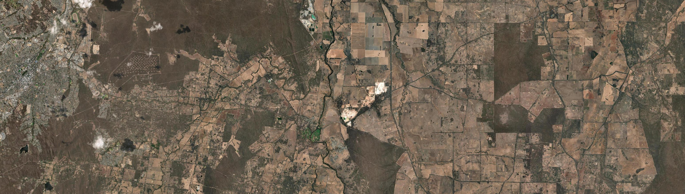 Aerial view of Axedale, VIC