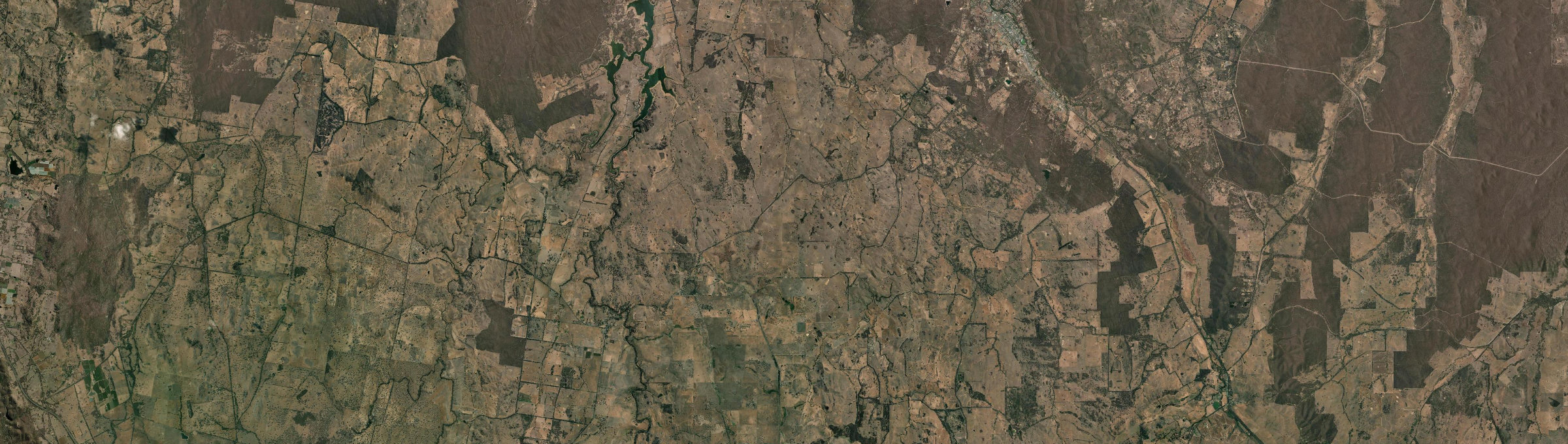 Aerial view of Mia Mia (Vic.), VIC