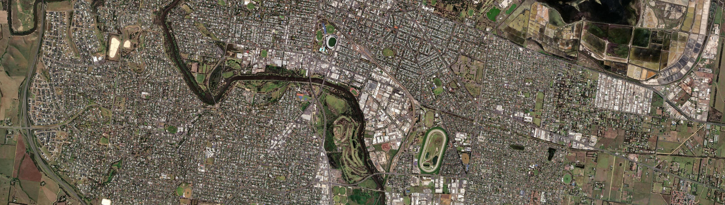Aerial view of South Geelong, VIC