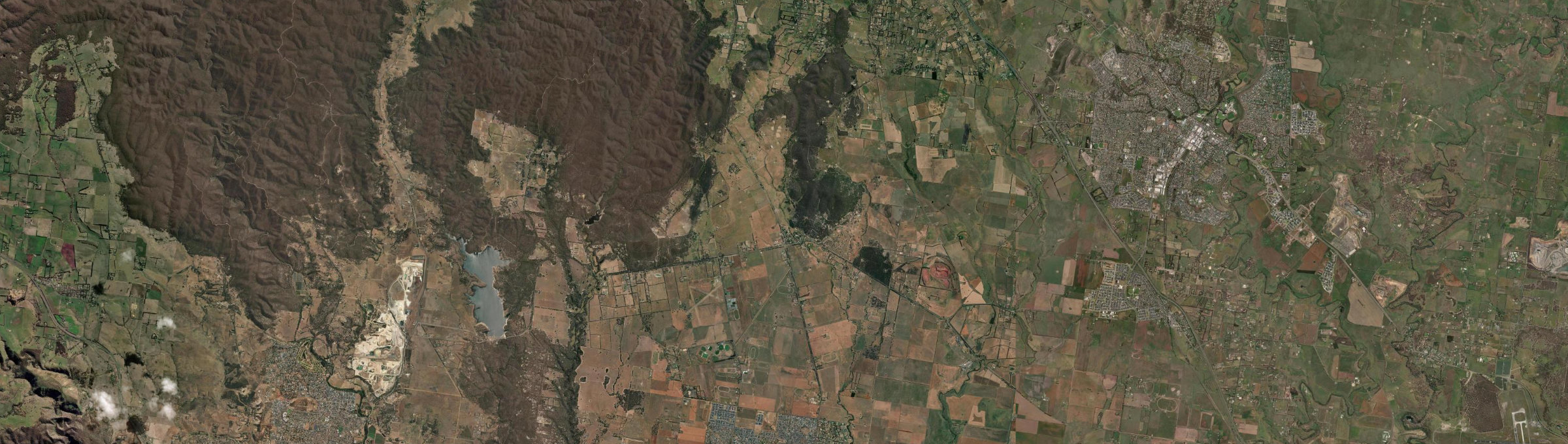 Aerial view of Toolern Vale, VIC