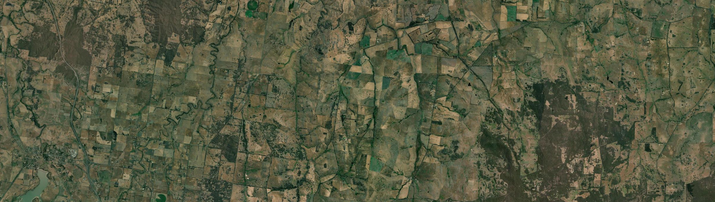 Aerial view of Sidonia, VIC