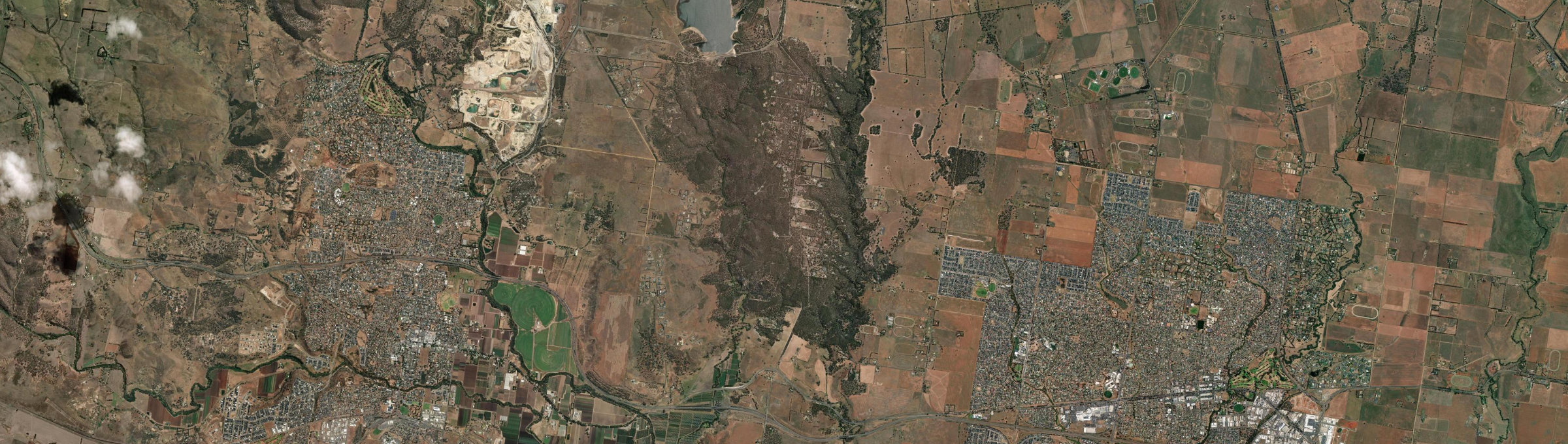 Aerial view of Long Forest, VIC