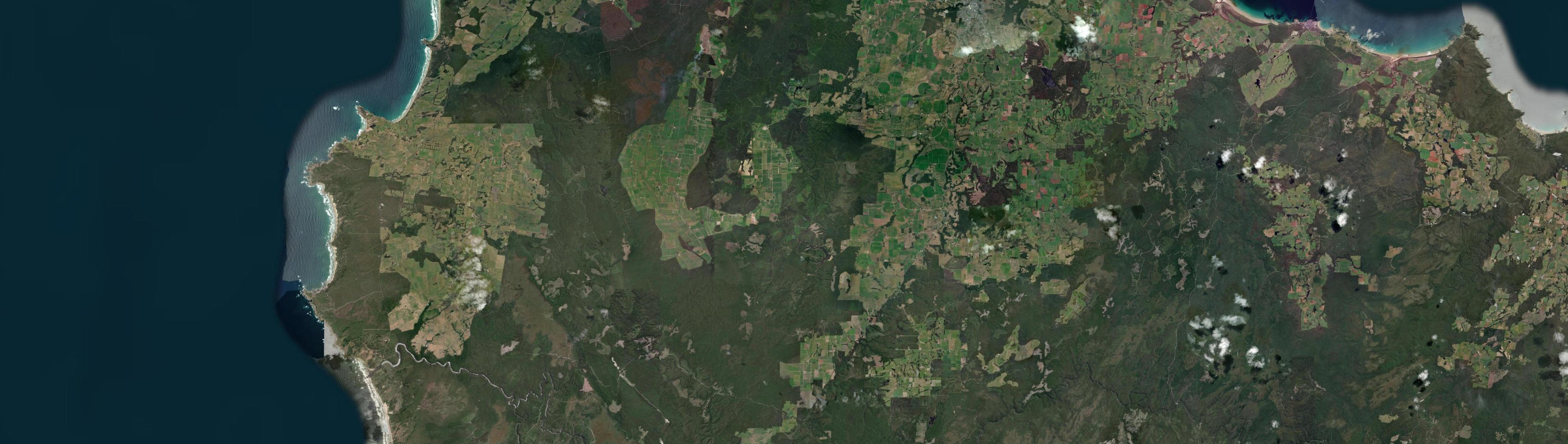 Aerial view of Christmas Hills (Tas.), TAS